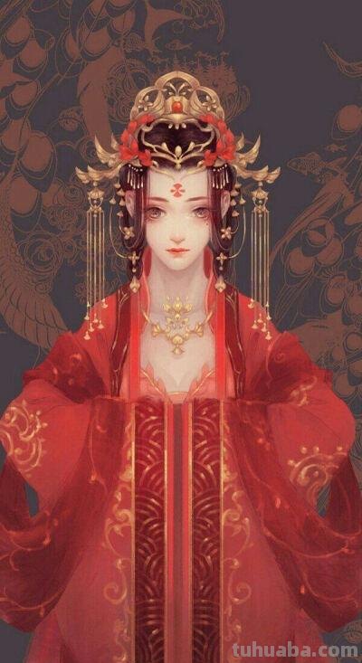 凤冠霞帔画法 凤冠霞帔画法图片