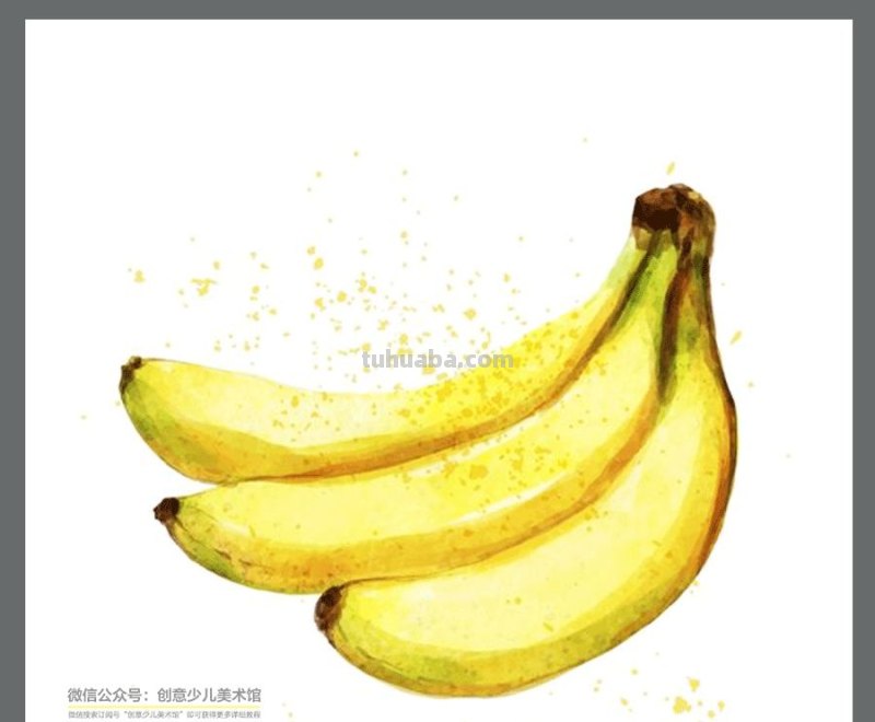 绘画素材｜水彩这样画水果，清新又甜美