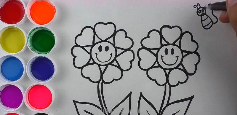 画花怎么画简笔画图片 简笔画：如何教小朋友画出美丽的花朵？