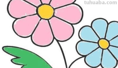 画花怎么画简笔画图片 简笔画：如何教小朋友画出美丽的花朵？