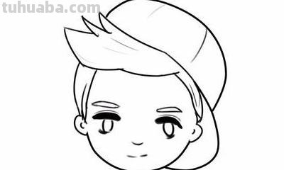 怎么画鹿晗简笔画图片 Q版的鹿晗简笔画绘画方法？