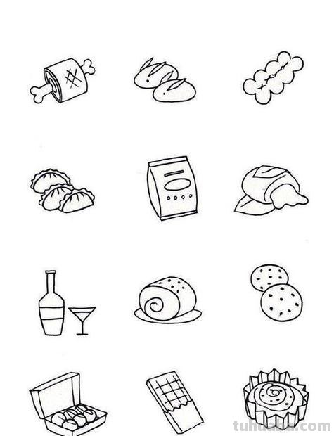 9种美食的简笔画法，超级实用的素材！（建议收藏）