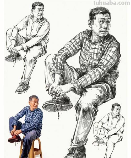 速写人物步骤 速写人物步骤教学