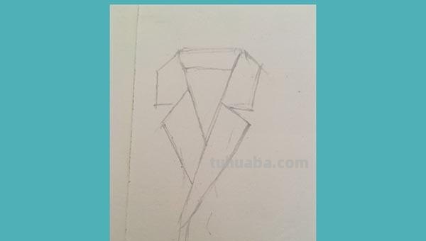 长风衣速写 速写衣服怎么塑造？