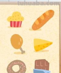 零食怎么画简笔画图片 五年级画小零食？