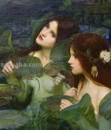 美丽动人的宁芙仙女|欧洲古典油画人物作品欣赏