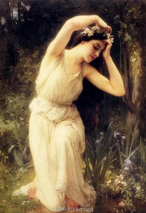 美丽动人的宁芙仙女｜欧洲古典油画人物作品欣赏