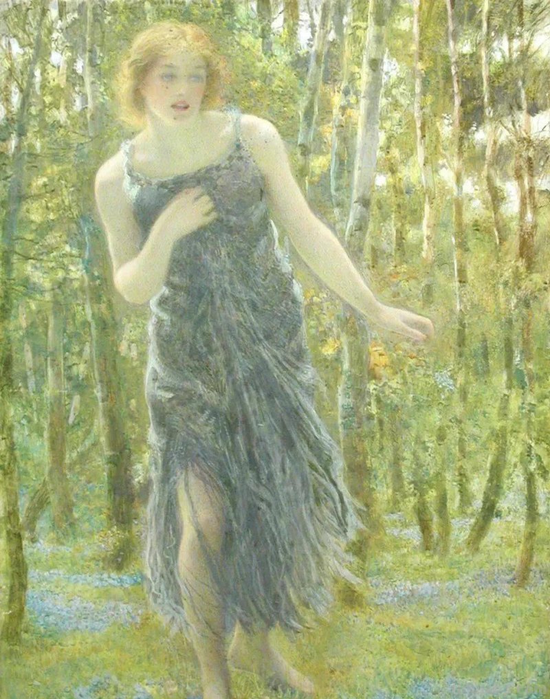 美丽动人的宁芙仙女｜欧洲古典油画人物作品欣赏