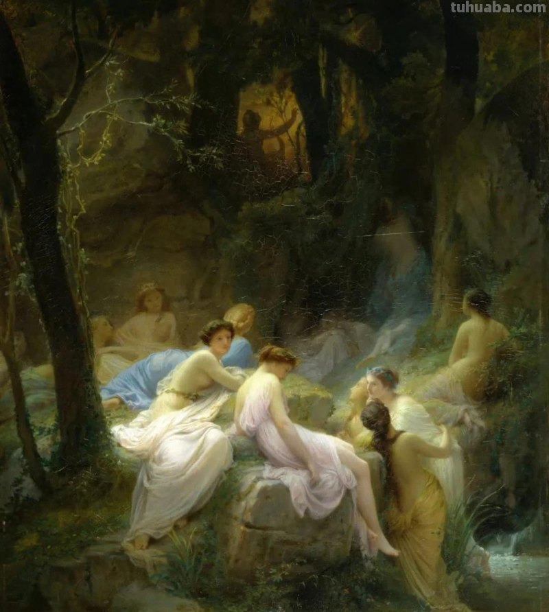 美丽动人的宁芙仙女｜欧洲古典油画人物作品欣赏