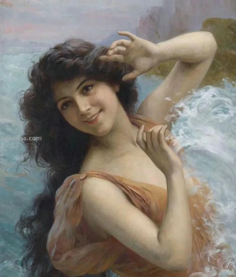 美丽动人的宁芙仙女｜欧洲古典油画人物作品欣赏