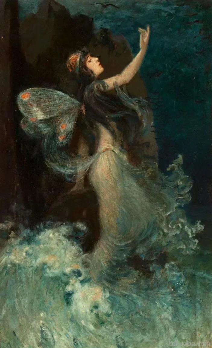 美丽动人的宁芙仙女｜欧洲古典油画人物作品欣赏