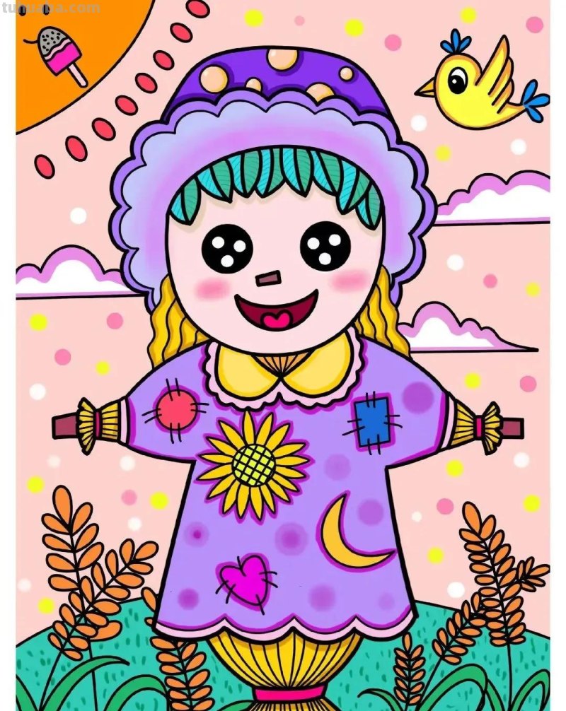 精选几十张超美创意绘画，细节感拉满！学习收藏系列！