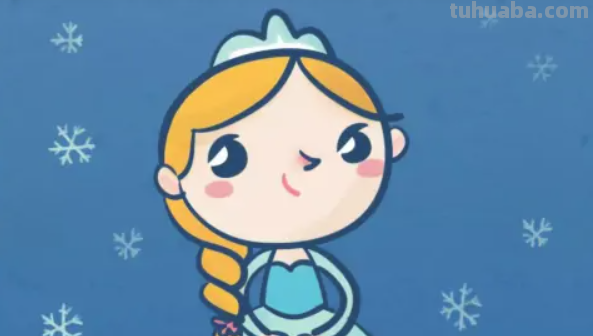 艾莎怎么画