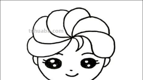 艾莎公主怎么画呀