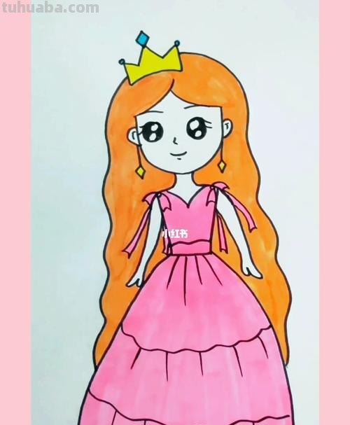 最最最简单画小公主 最最最最简单画小公主