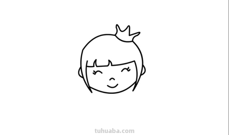 简笔小公主怎样画