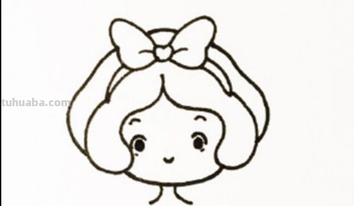 小公主最简单的画法