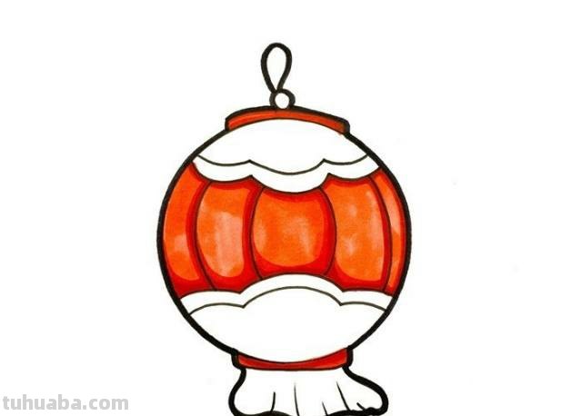 中国灯笼怎么画彩铅的 红灯笼彩铅画？
