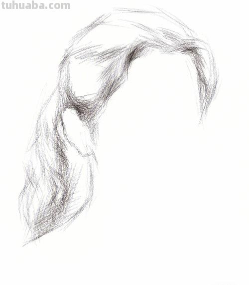 素描头发 素描头发怎么画