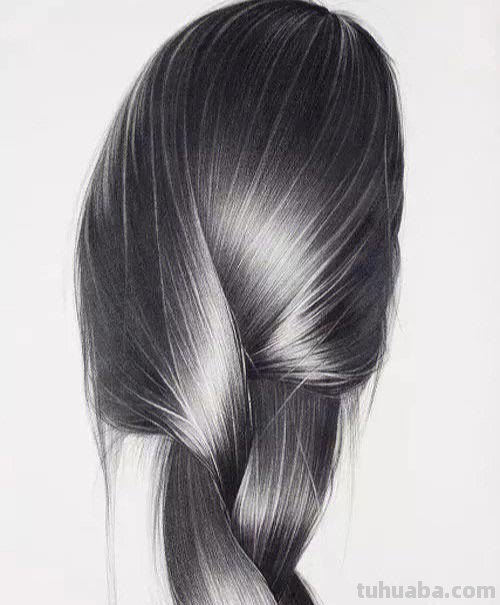 素描头发 素描头发怎么画