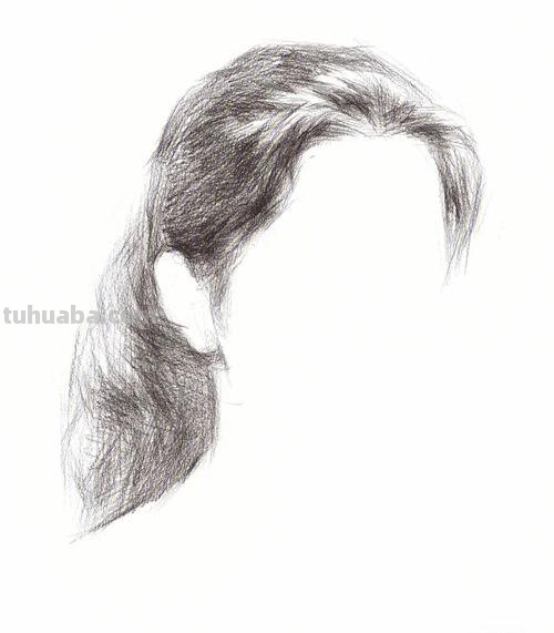 素描头发的画法 素描头发的画法步骤图