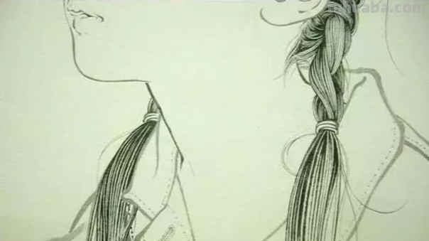 人物素描头发的画法