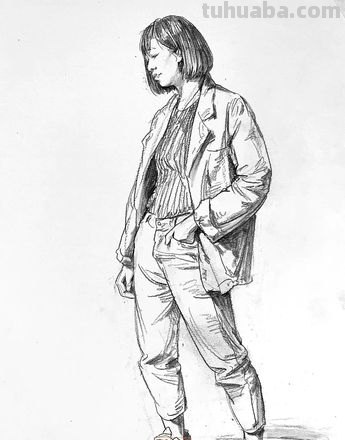 油滑帅速写 速写男生技巧?