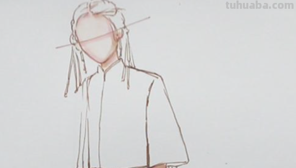 古代嫁衣怎么画