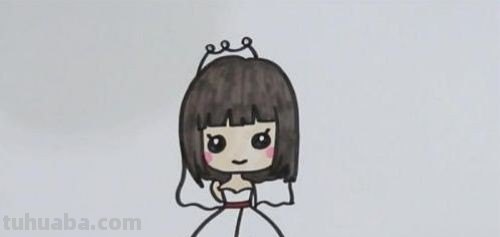 怎么画新娘