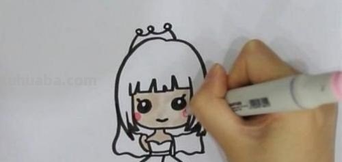 怎么画新娘