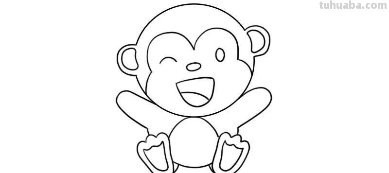 10种可爱的小猴子简笔画合集，分分钟被萌翻，一看就会画
