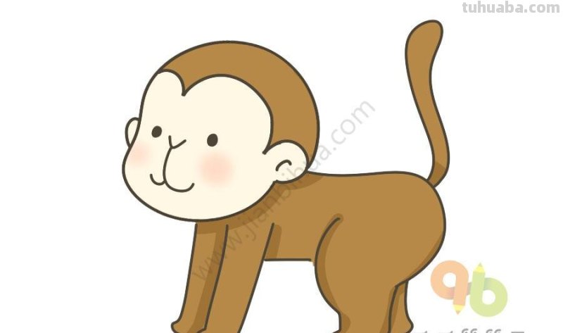 10种可爱的小猴子简笔画合集，分分钟被萌翻，一看就会画