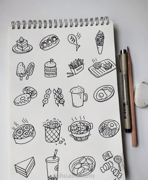 美食简笔画 美食简笔画图片大全