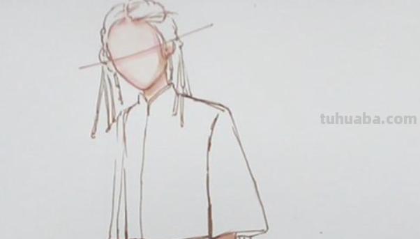 古代嫁衣怎么画
