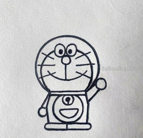 正哆啦a梦怎么画简笔画 如何画哆啦A梦简笔画?