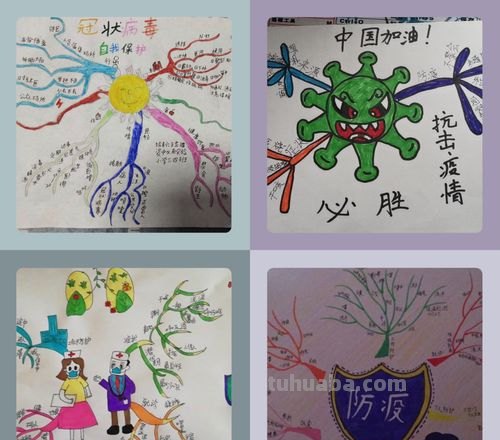 宣传防疫思维导图怎么画 防疫宣传图片简单又漂亮?