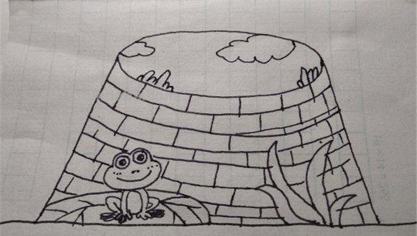 一口井要怎么画简笔画 简笔画水井口的画法？