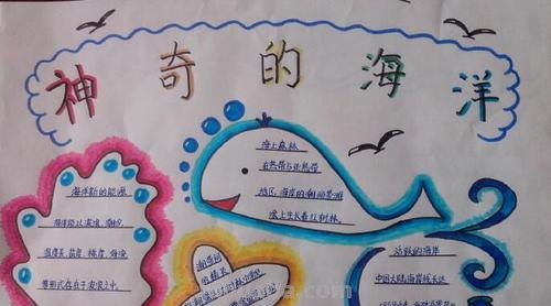 探索什么海洋手抄报 走向海洋手抄报内容怎么写?