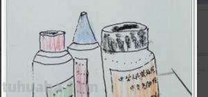 简笔画矿泉水瓶怎么画 怎样画简笔画“小瓶子”？