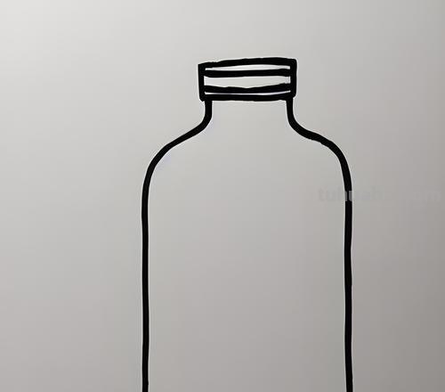 简笔画矿泉水瓶怎么画 怎样画简笔画“小瓶子”?