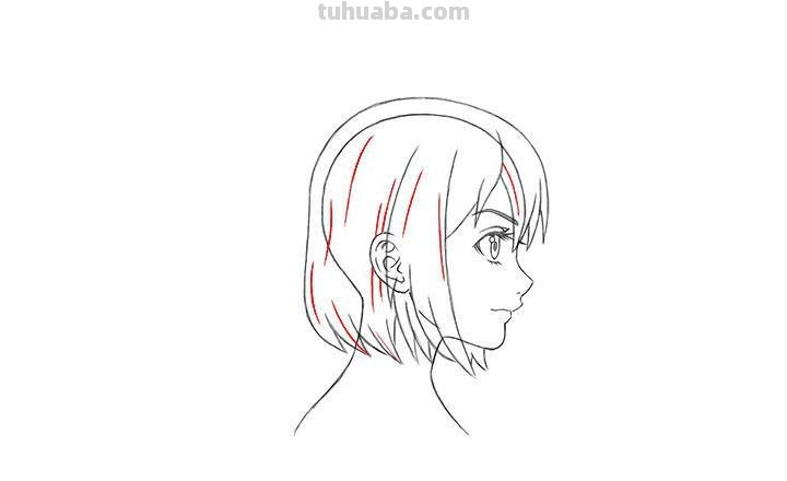 人的五官简笔画怎么画 画美女侧脸,五官简笔画,人脸漫画?