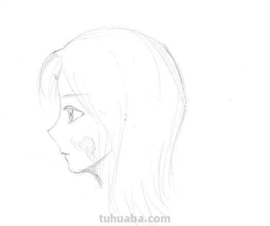 人的五官简笔画怎么画 画美女侧脸,五官简笔画,人脸漫画?