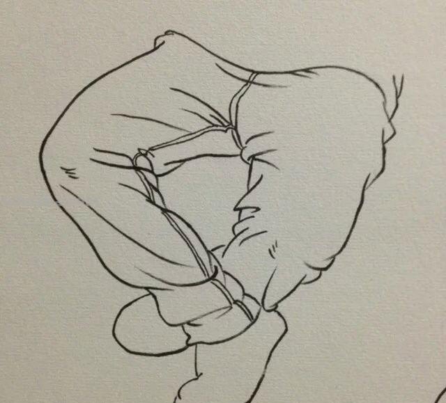 穿插关系速写 速写里的线条的穿插关系是什么来的？怎样体现啊？