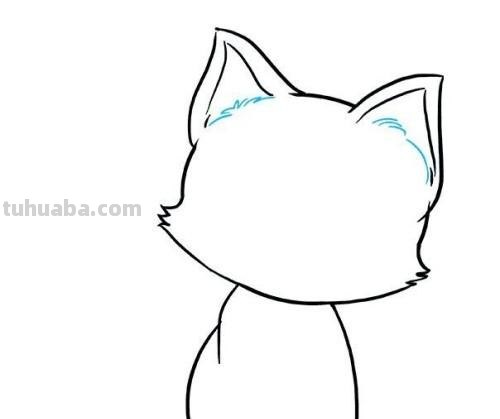猫装饰速写 素描中猫的毛发应该怎样画？