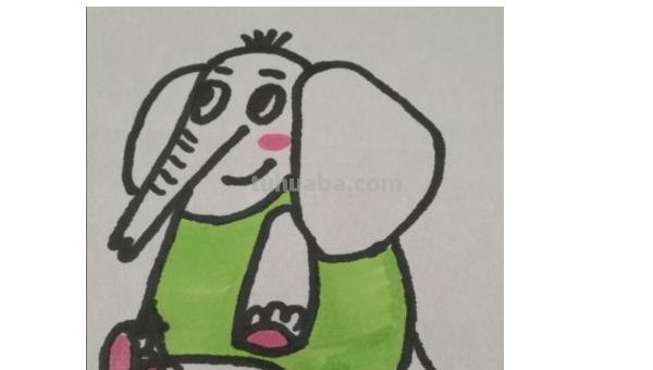 一头大象怎么画简笔画 如何画大象的简笔画步骤？