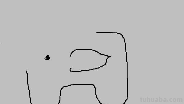 一头大象怎么画简笔画 如何画大象的简笔画步骤？