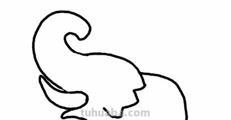 一头大象怎么画简笔画 如何画大象的简笔画步骤？