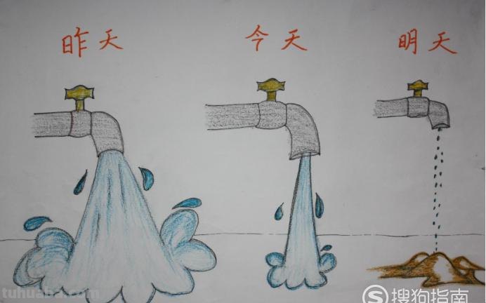 用过的水还可以干什么简笔画 水有什么用途儿童画?