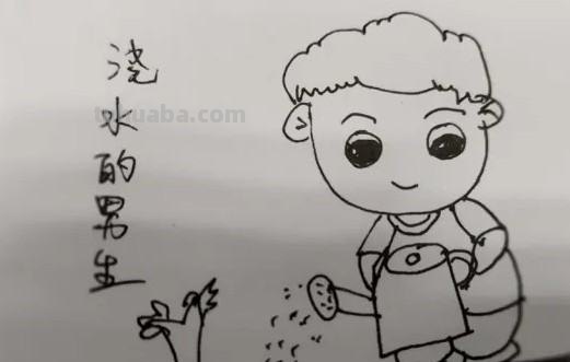 用过的水还可以干什么简笔画 水有什么用途儿童画？