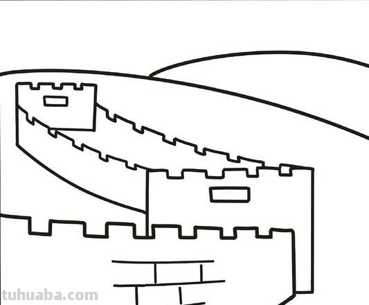 怎么画万里长城简笔画 长城怎么画简笔画?